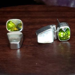 aCleoni Peridot & Mother of Pearl Earrings